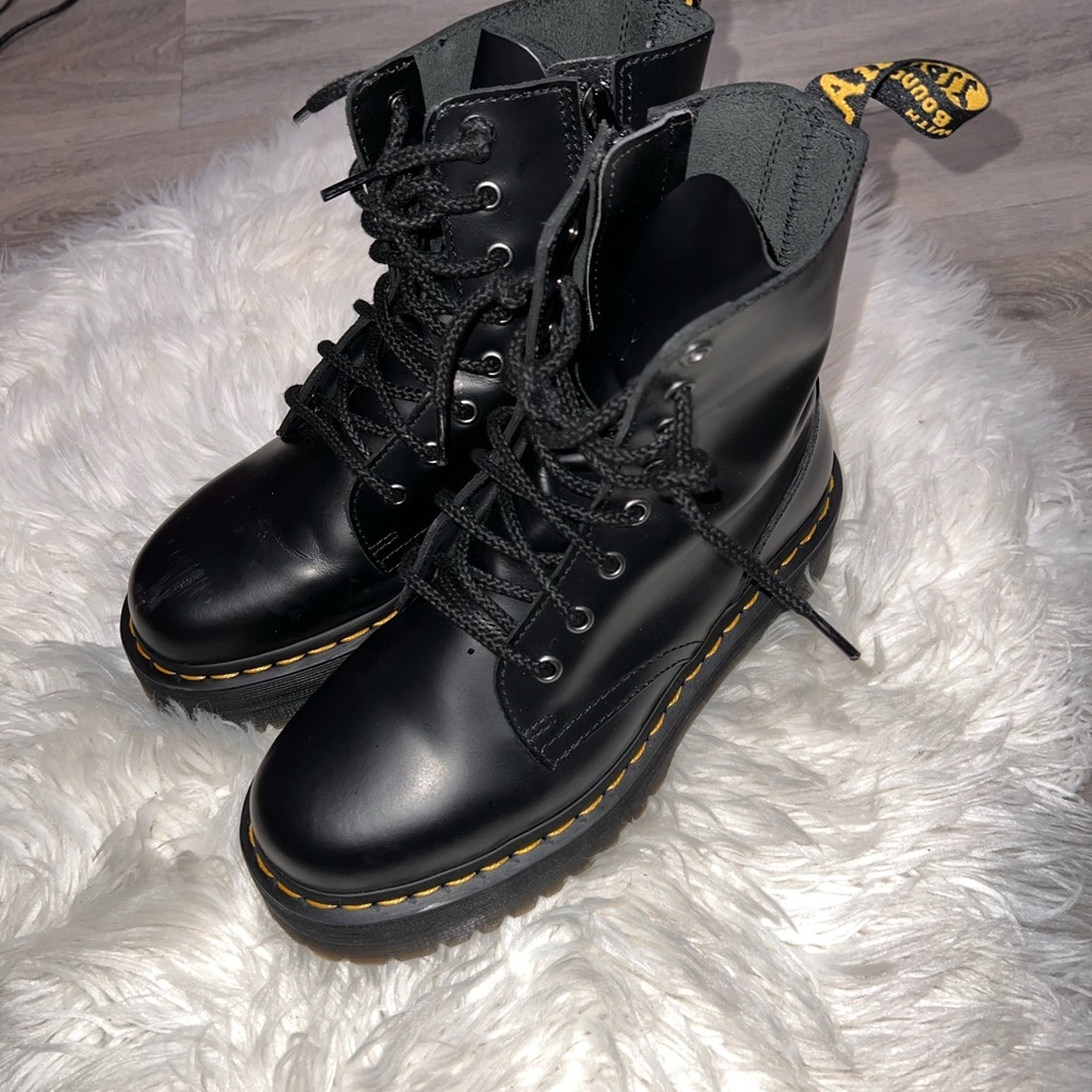 Only worn twice. Brand new pair of Doc Martens.
